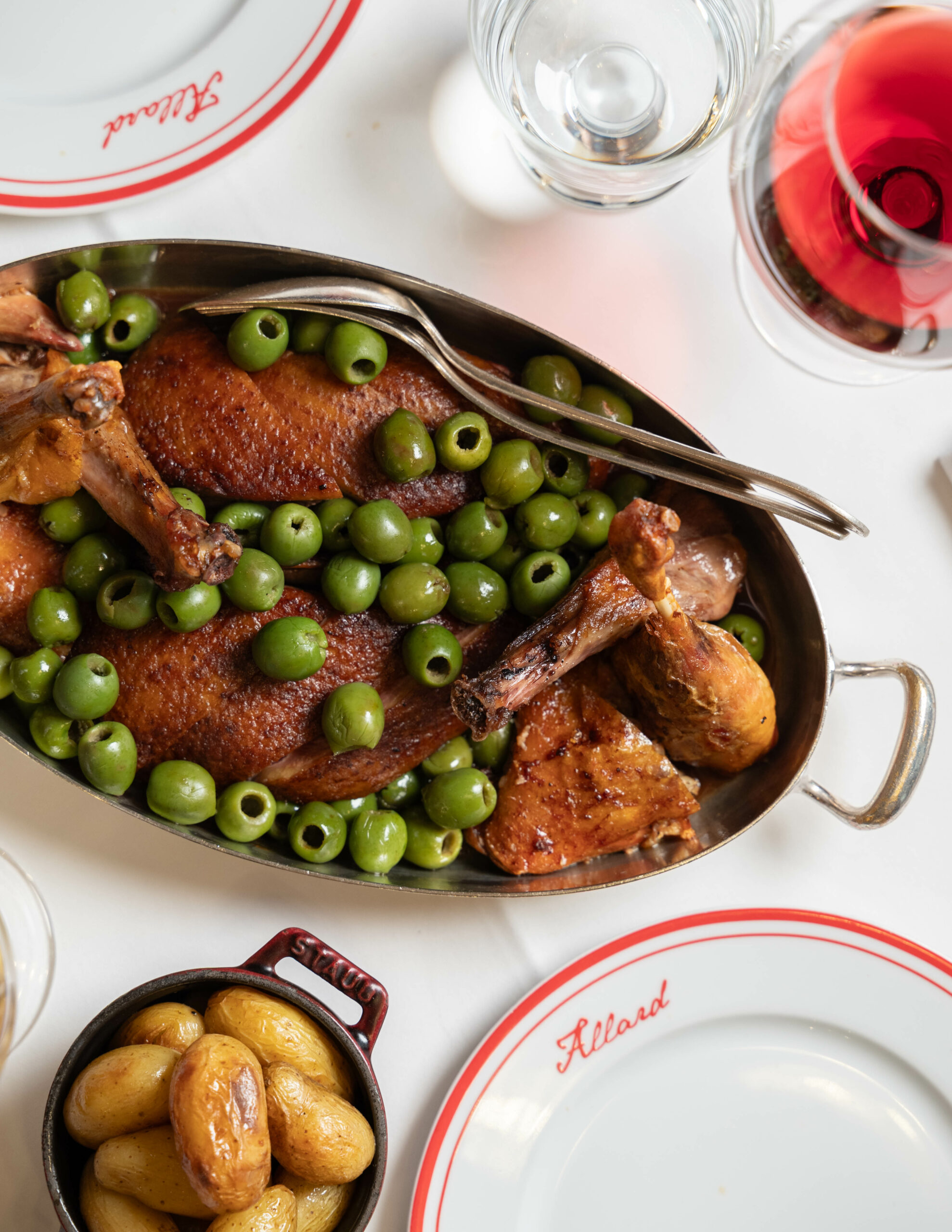 Canette aux olives